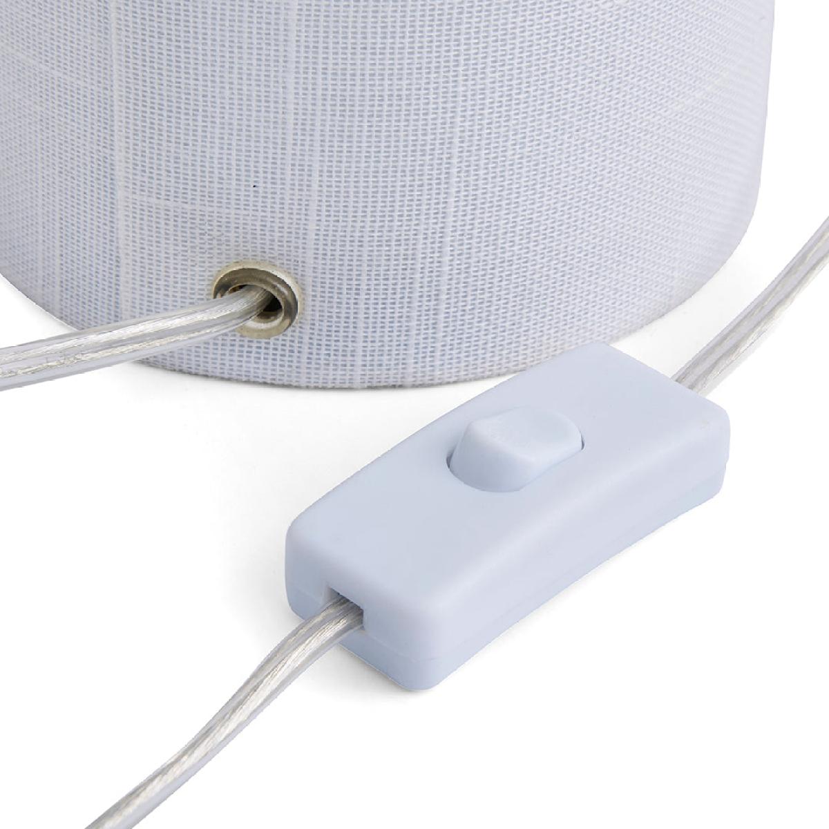 Leora White Table Lamp – image 2