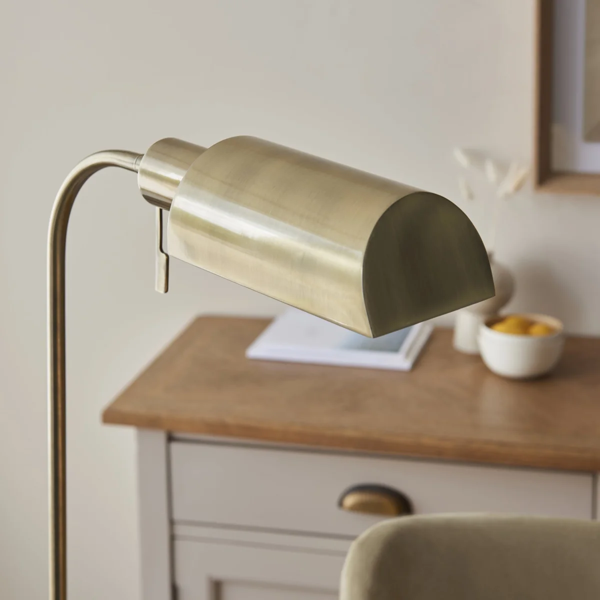 Pharmacy Reader Floor Lamp Antique Brass – image 4