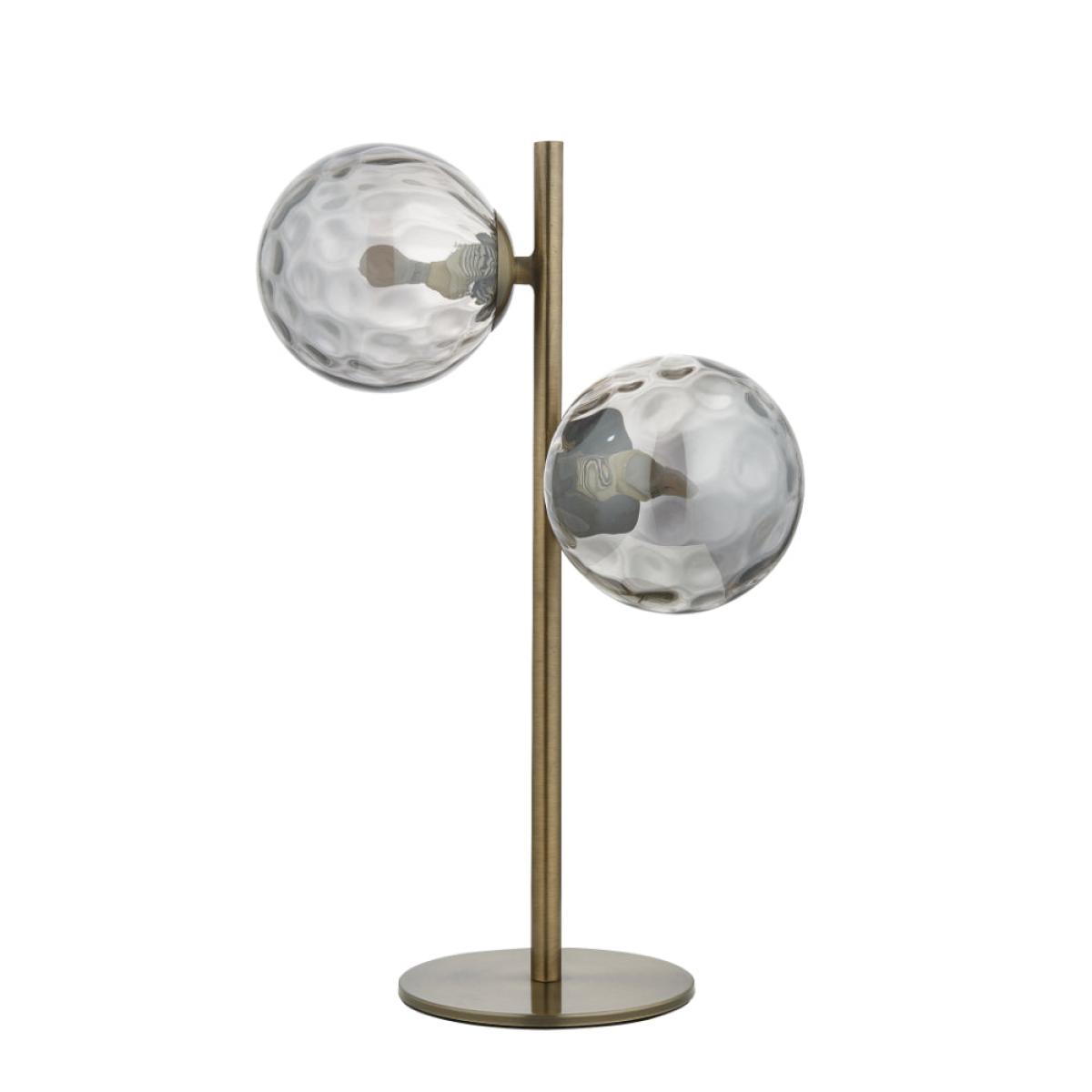 Tamara 2-Light Antique Brass Table Lamp – image 2