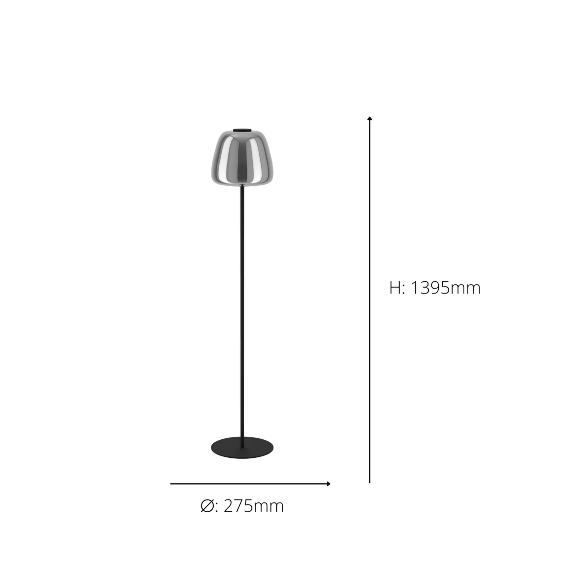 Alfero-z Black LED Floor Lamp – image 3