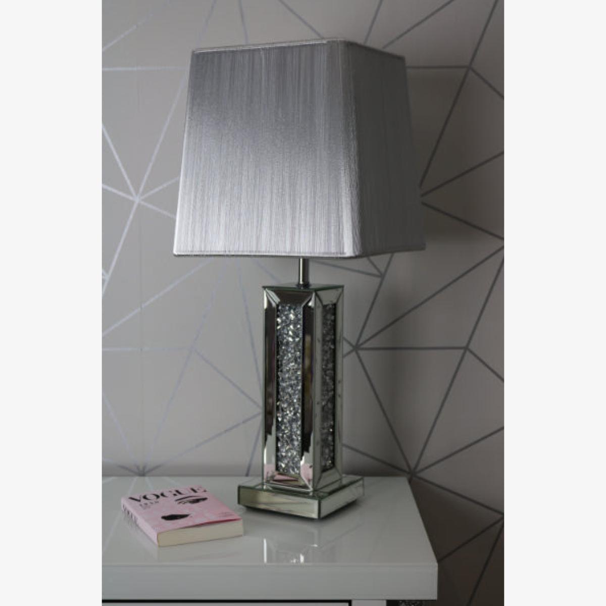 Mocka Crystal & Mirrored Table Lamp