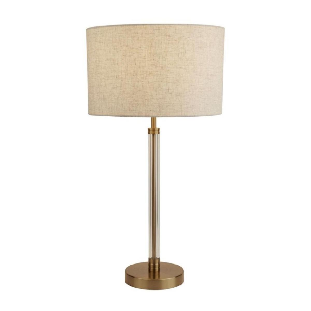 Siena Bronze Table Lamp with Natural Shade – image 2