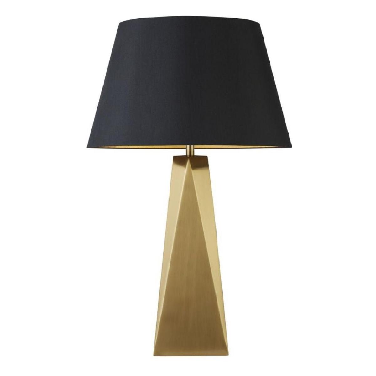 Maldon Gold Table Lamp with Black Shade – image 2