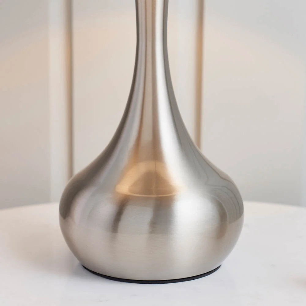 Piccadilly 1 Light Table Lamp Nickel – image 3