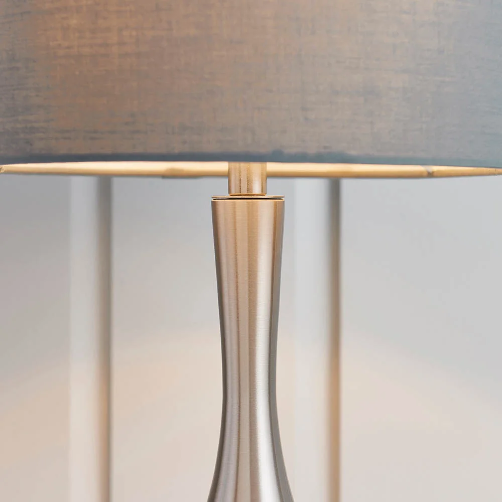 Piccadilly 1 Light Table Lamp Nickel – image 4