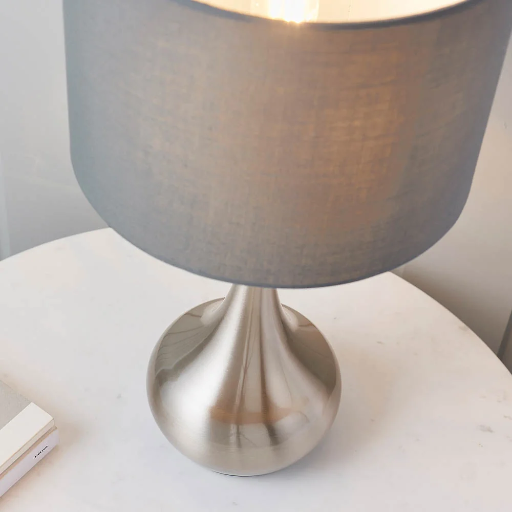 Piccadilly 1 Light Table Lamp Nickel – image 5