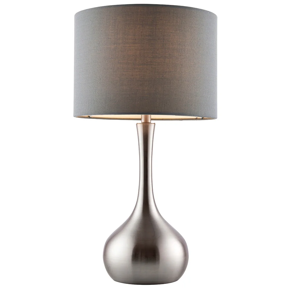 Piccadilly 1 Light Table Lamp Nickel – image 8