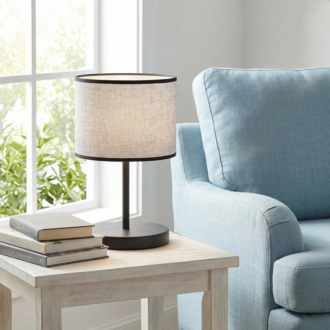 Eco Table Lamp Grey & Black – image 2