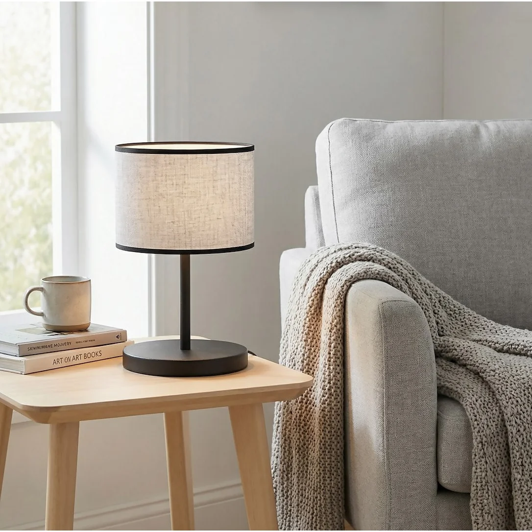Eco Table Lamp Grey & Black – image 3