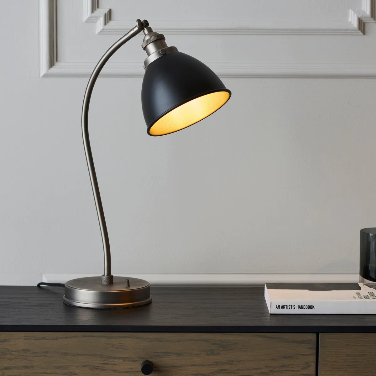Franklin Pewter Adjustable Desk Lamp – image 2