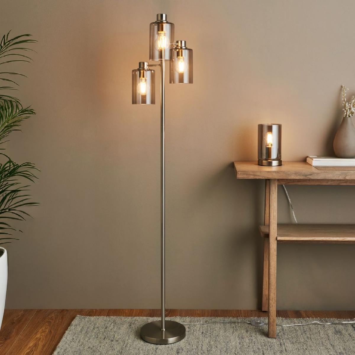 Kingsholm Satin Nickel & Glass Touch Table Lamp – image 5