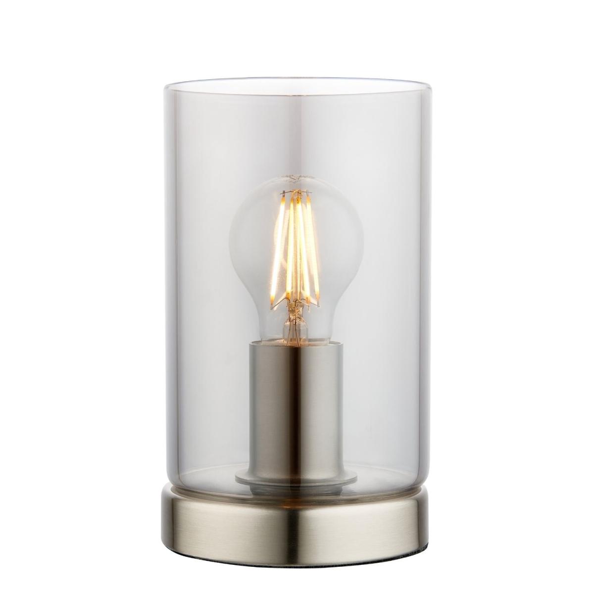 Kingsholm Satin Nickel & Glass Touch Table Lamp – image 6
