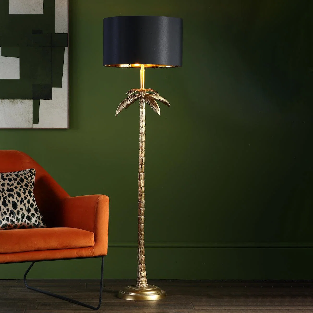 Coco Floor Lamp Antique Gold – image 1