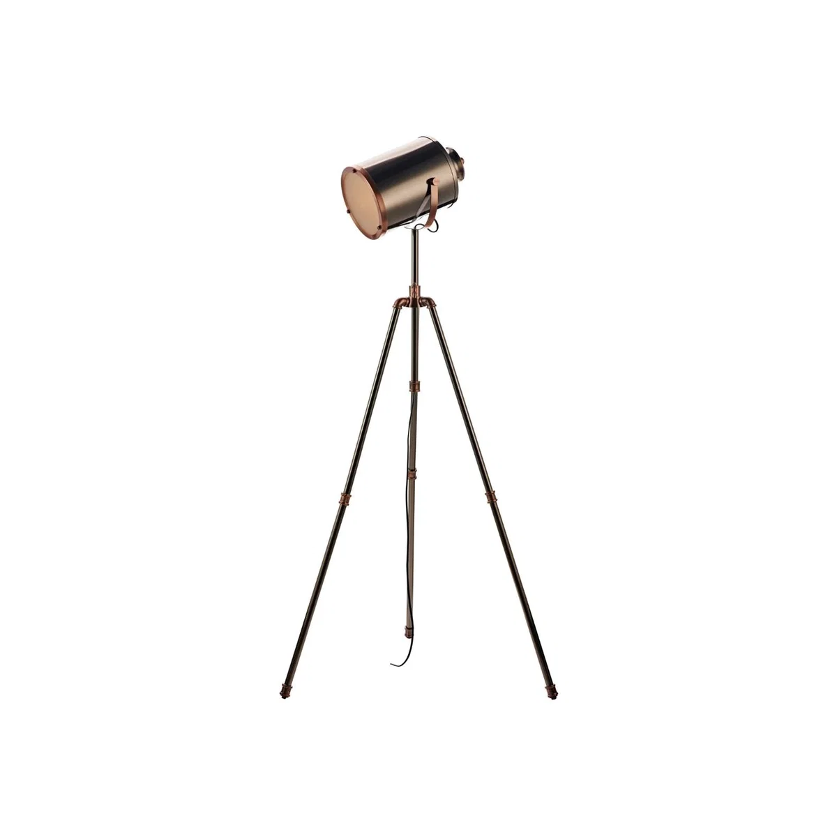 Jake Antique Silver & Copper Floor Lamp