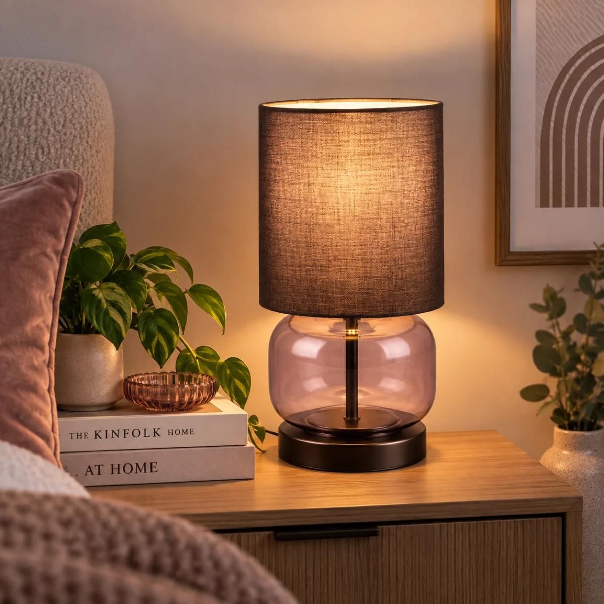 Elio Mauve Table Lamp – image 2