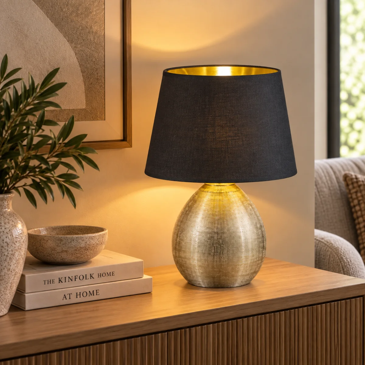 Luxor Gold Table Lamp Medium – image 2
