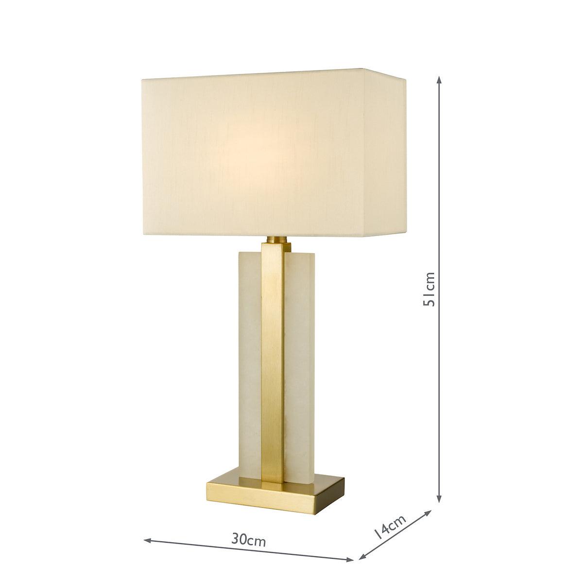 Tokori Brushed Gold Table Lamp – image 7
