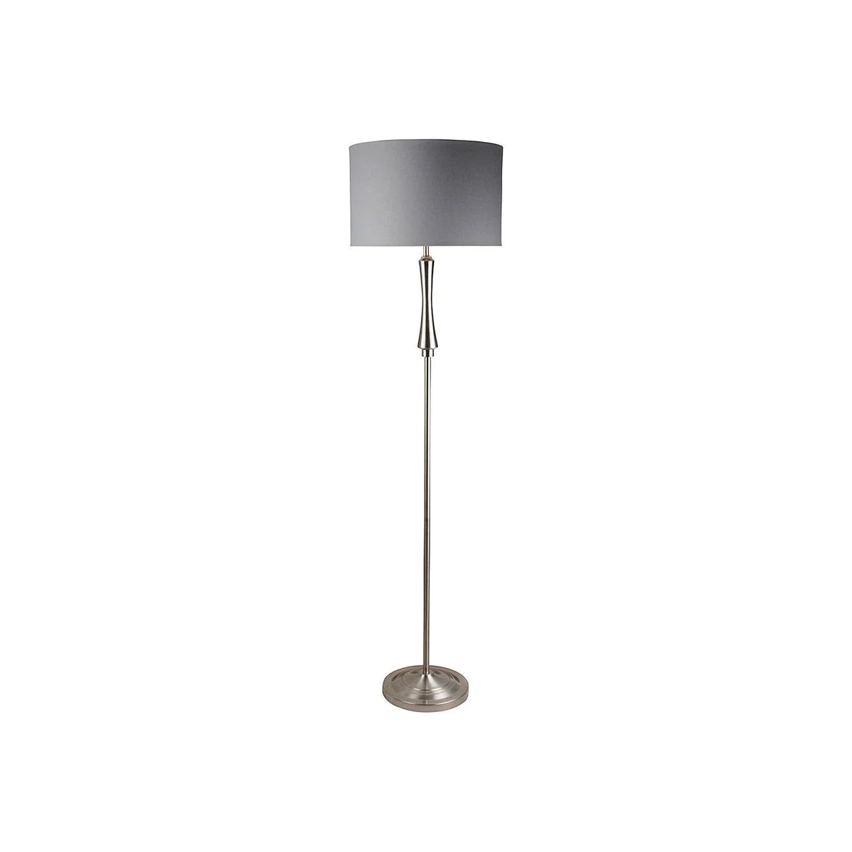 Lomond Floor Lamp Satin Nickel