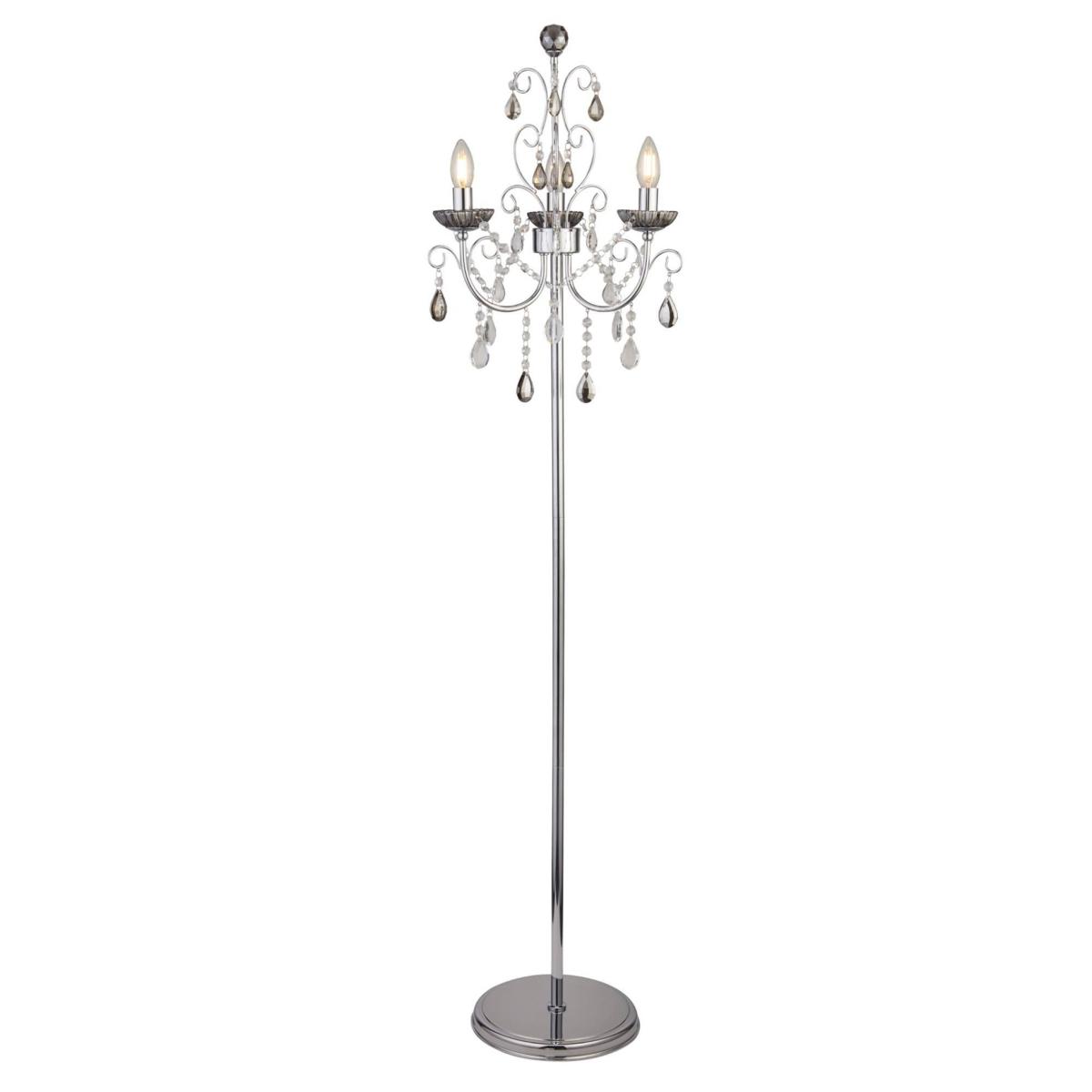 Clea 150cm Polished Chrome Floor Lamp – image 2