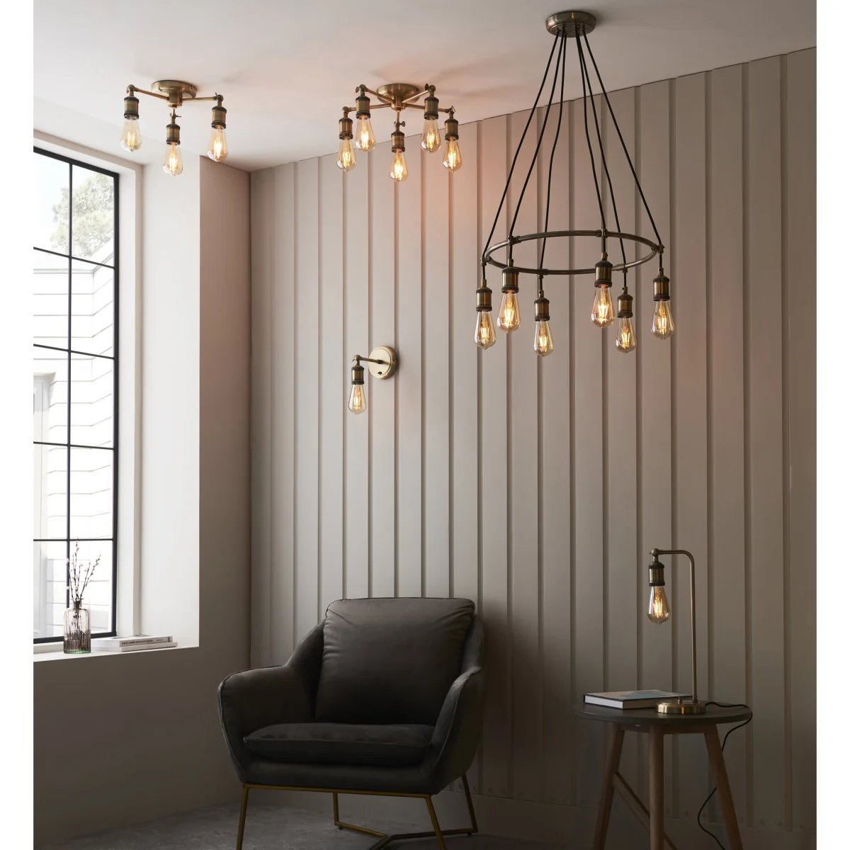 Hal Table Lamp Antique Brass – image 5