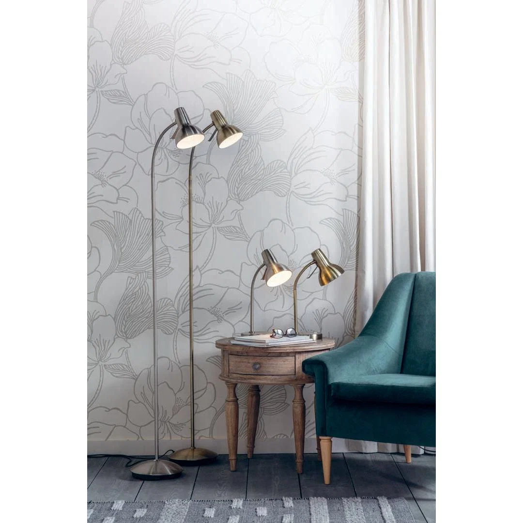 Amalfi 47cm USB Desk Lamp Satin Nickel – image 11