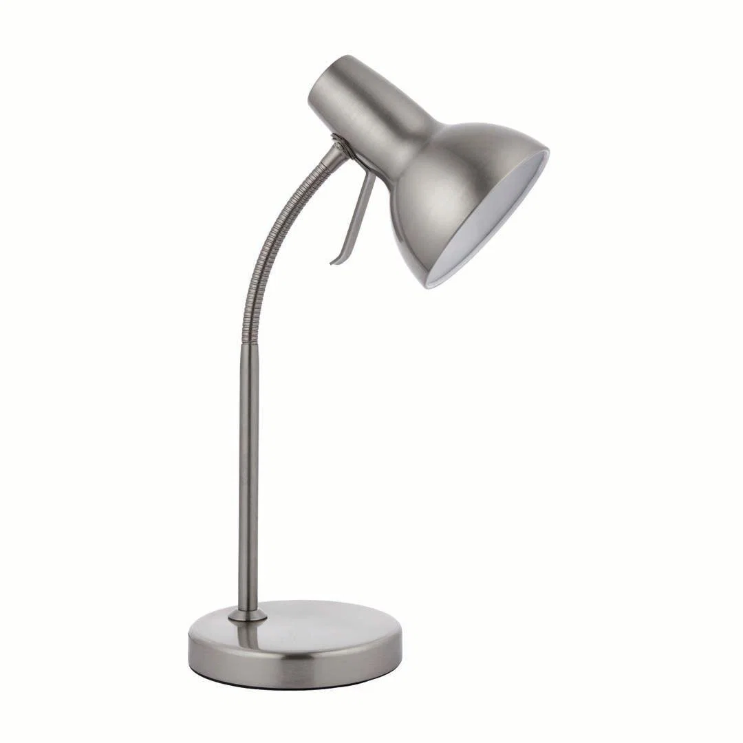 Amalfi 47cm USB Desk Lamp Satin Nickel – image 4