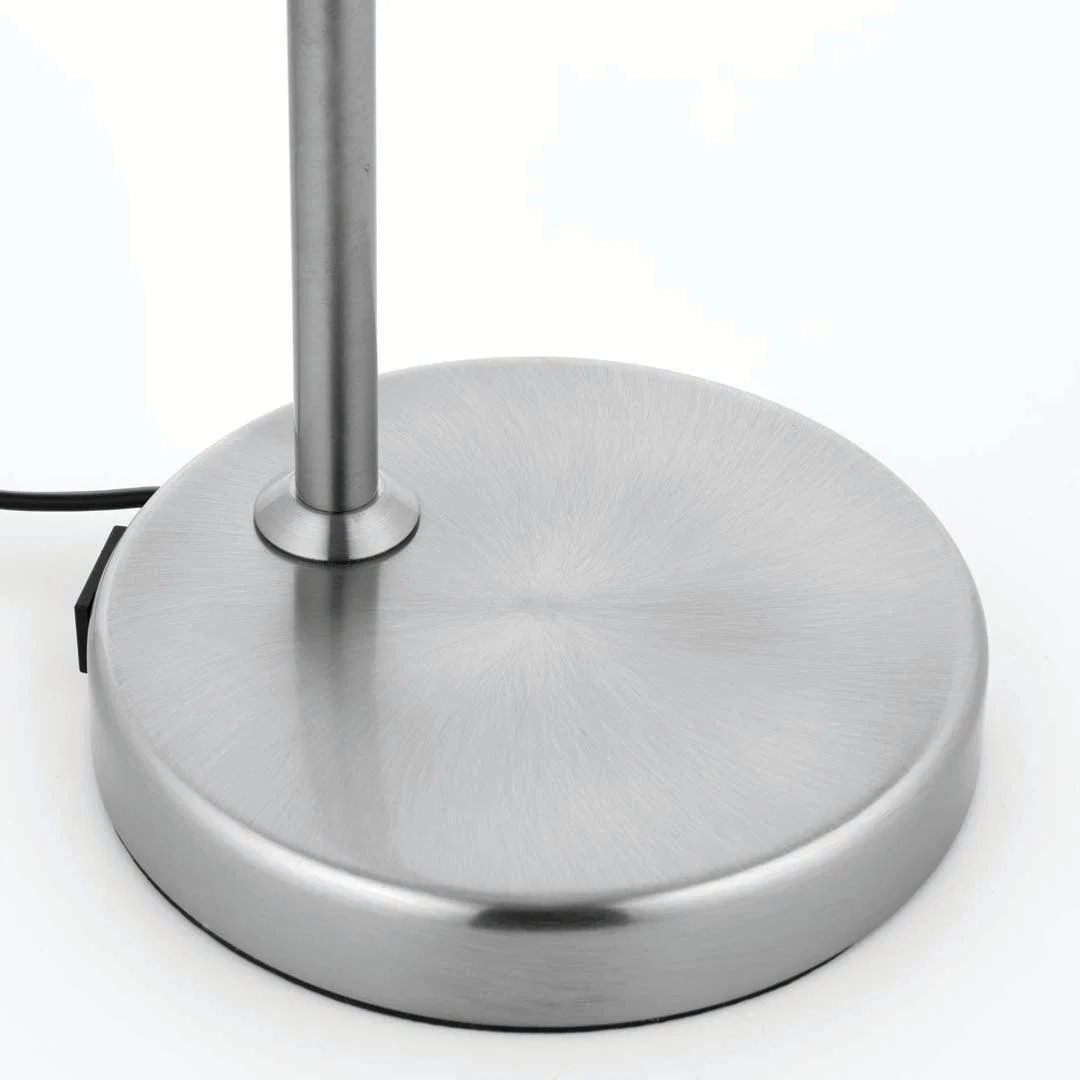 Amalfi 47cm USB Desk Lamp Satin Nickel – image 6