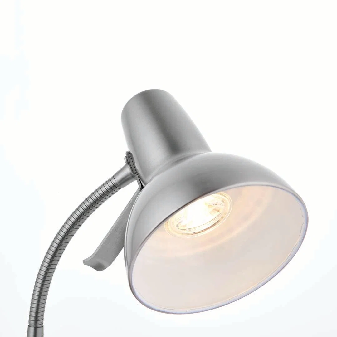 Amalfi 47cm USB Desk Lamp Satin Nickel – image 10