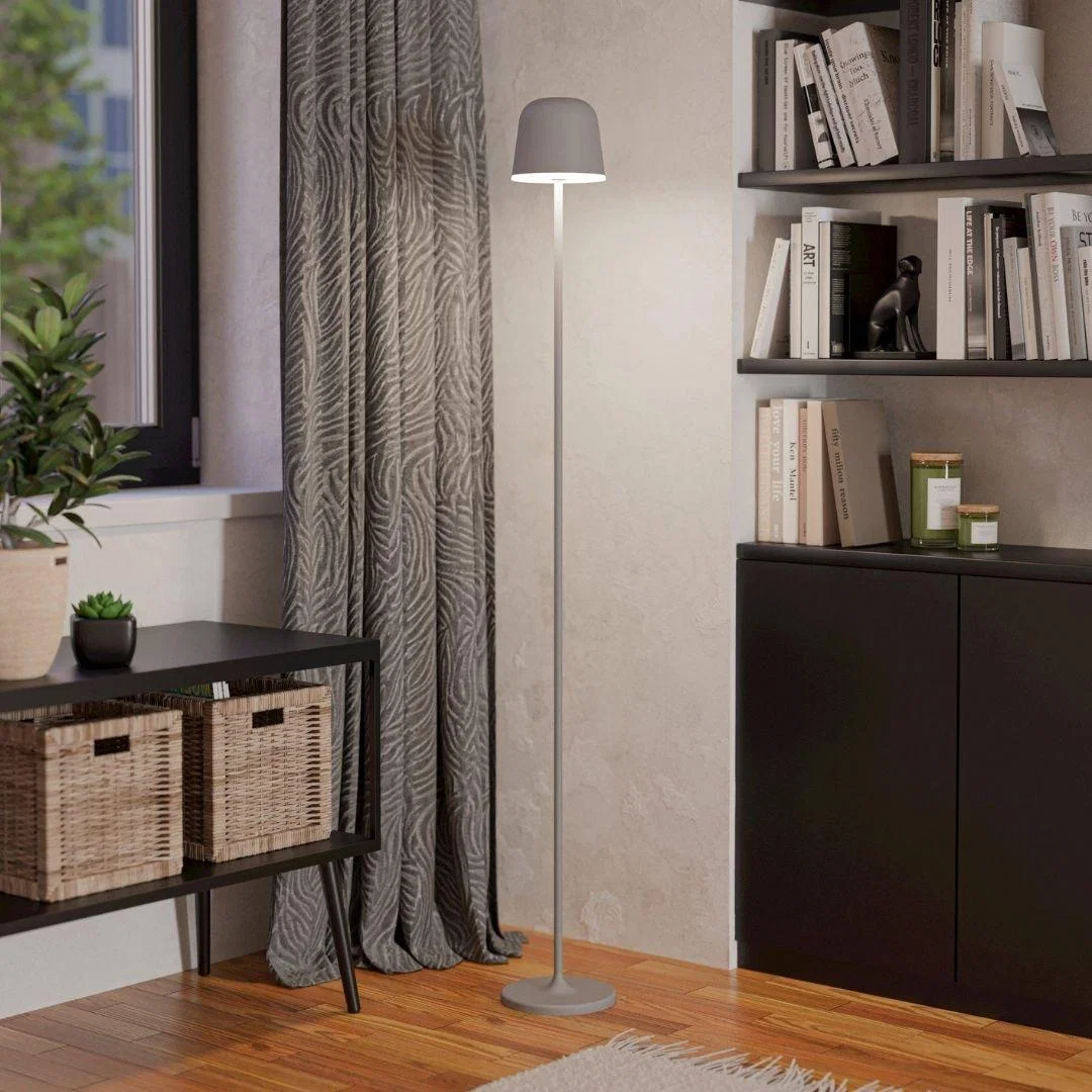 Mannera Grey LED Rechargeable Floor Lamp – image 1