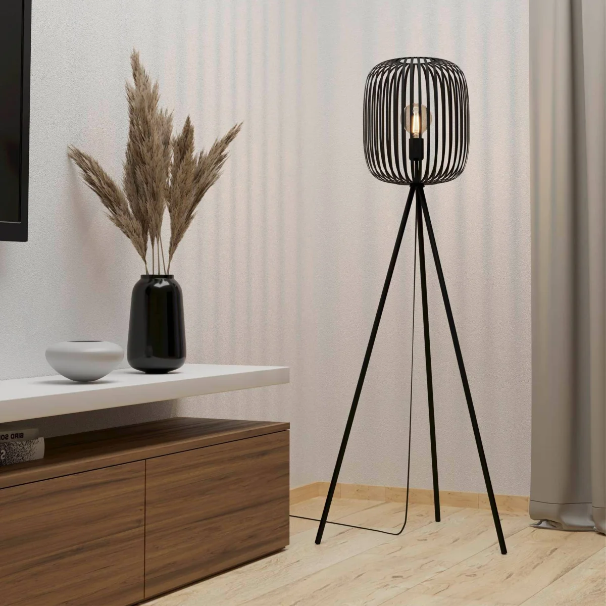 Romazzina Black Floor Lamp – image 2