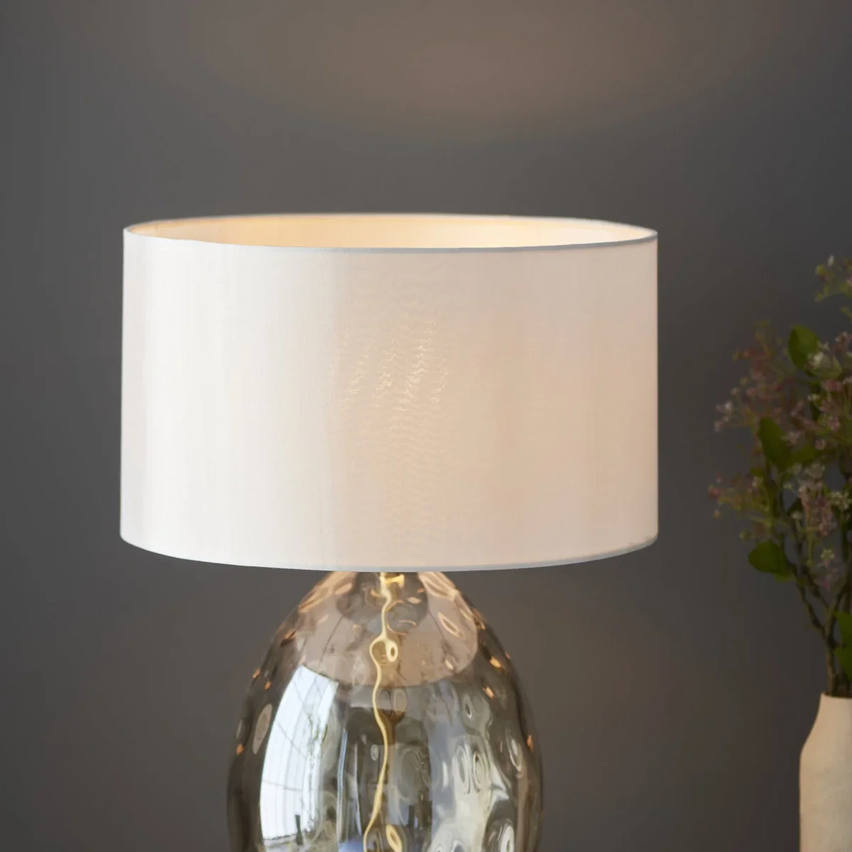 Elin Dimple Table Lamp Brushed Gold – image 2