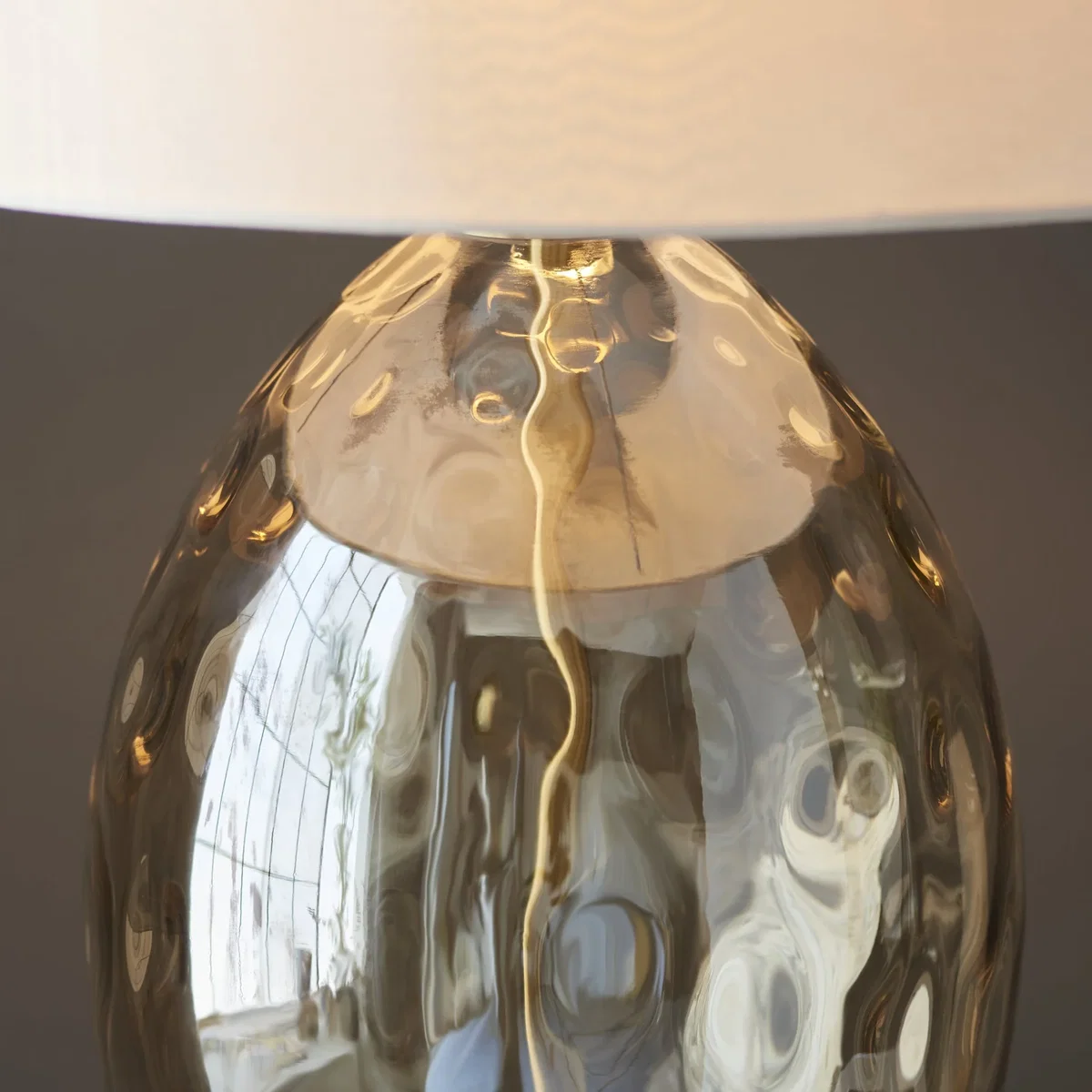 Elin Dimple Table Lamp Brushed Gold – image 6