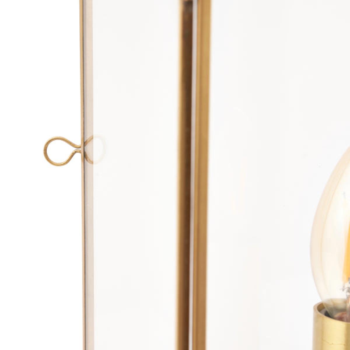 Marieta Antique Brass Lantern Table Lamp – image 11