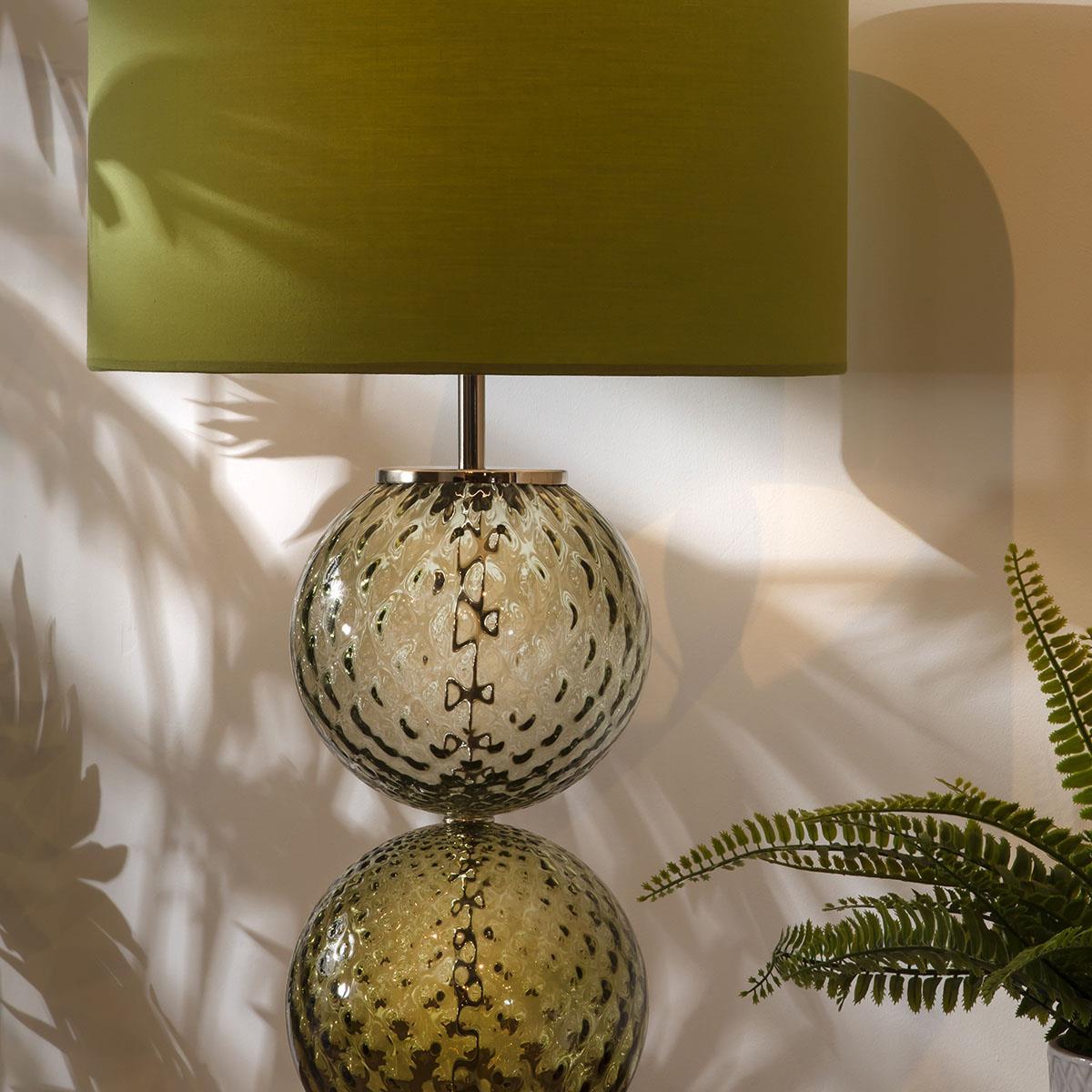 Flam & Luce Eva Table Lamp Nature Green – image 2