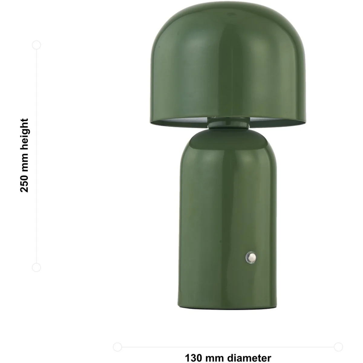 Christina Sage Green Led Rechargeable Touch Table Lamp - Green – image 6