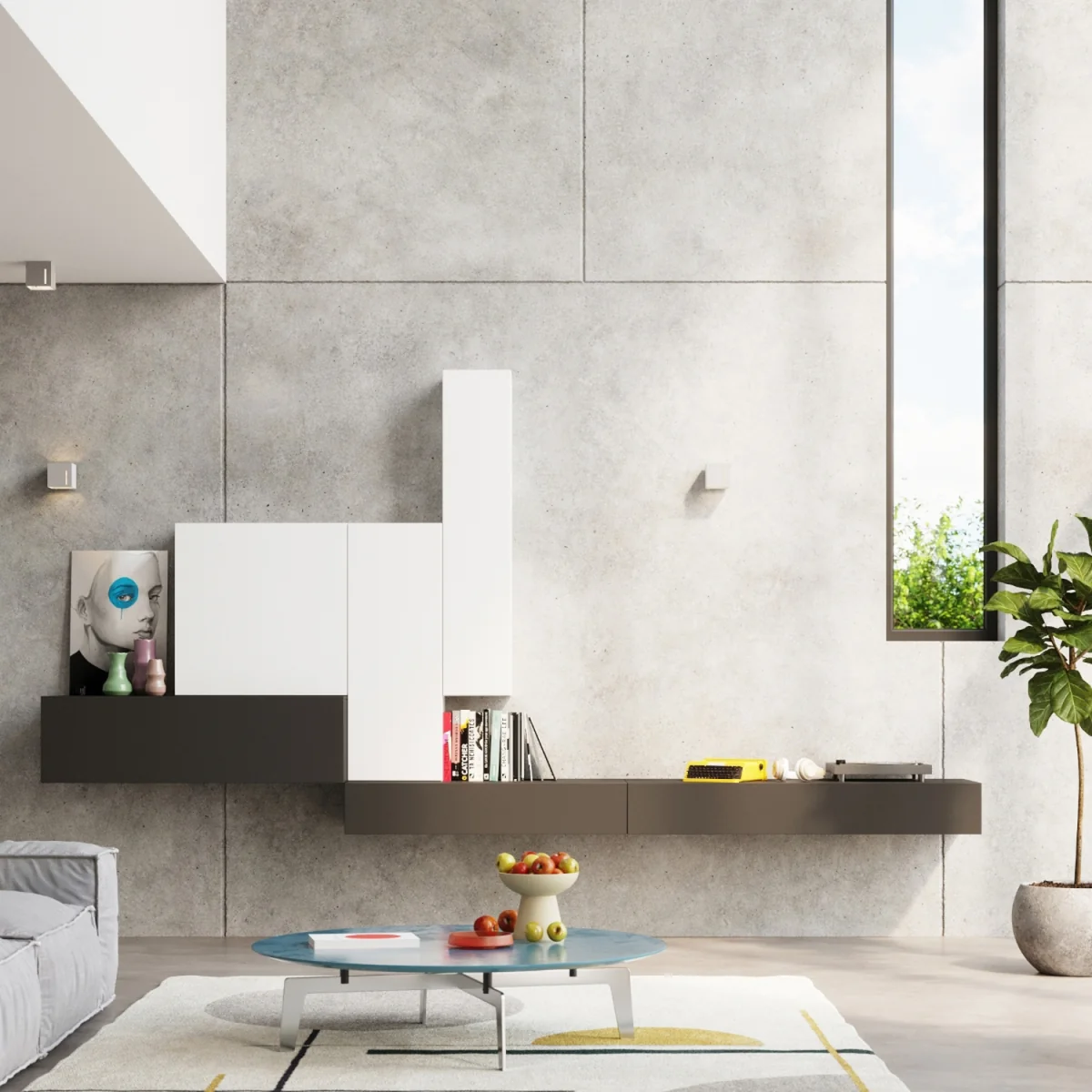 Ceiling lamp PIXAR white - gray – image 5