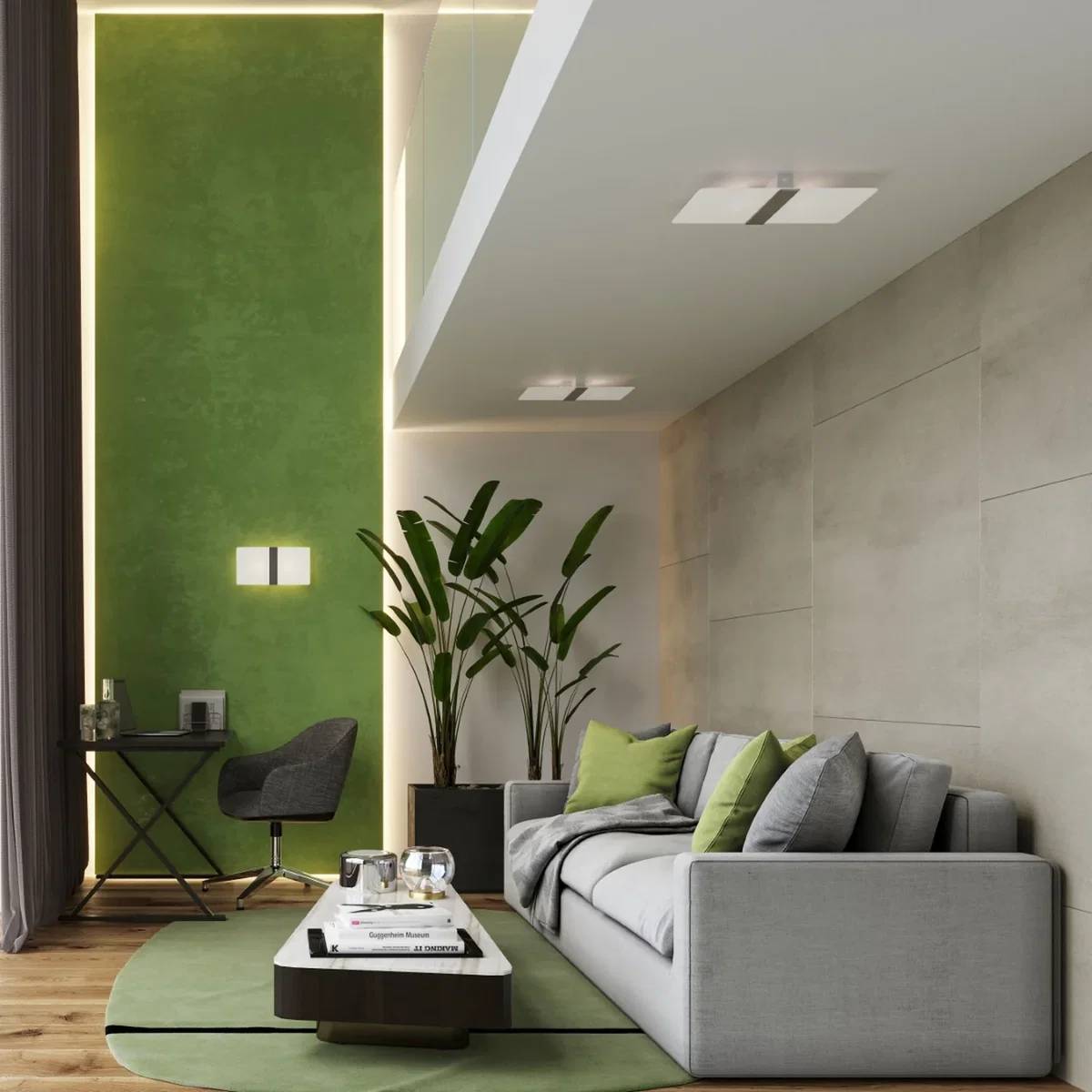 Ceiling lamp AZALIA - chrome – image 5