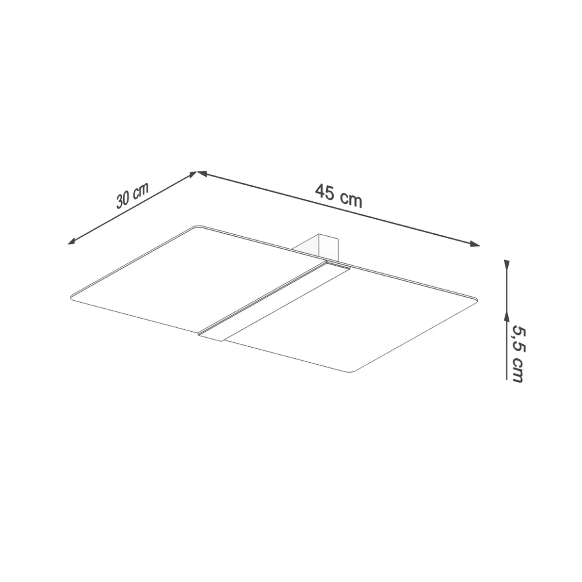 Ceiling lamp AZALIA - chrome – image 7