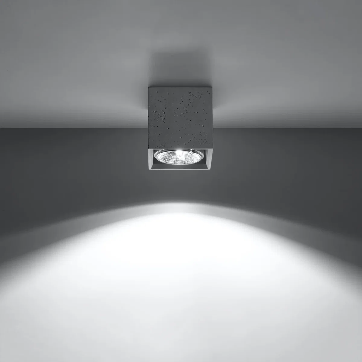 Ceiling lamp VALDE concrete - gray – image 3