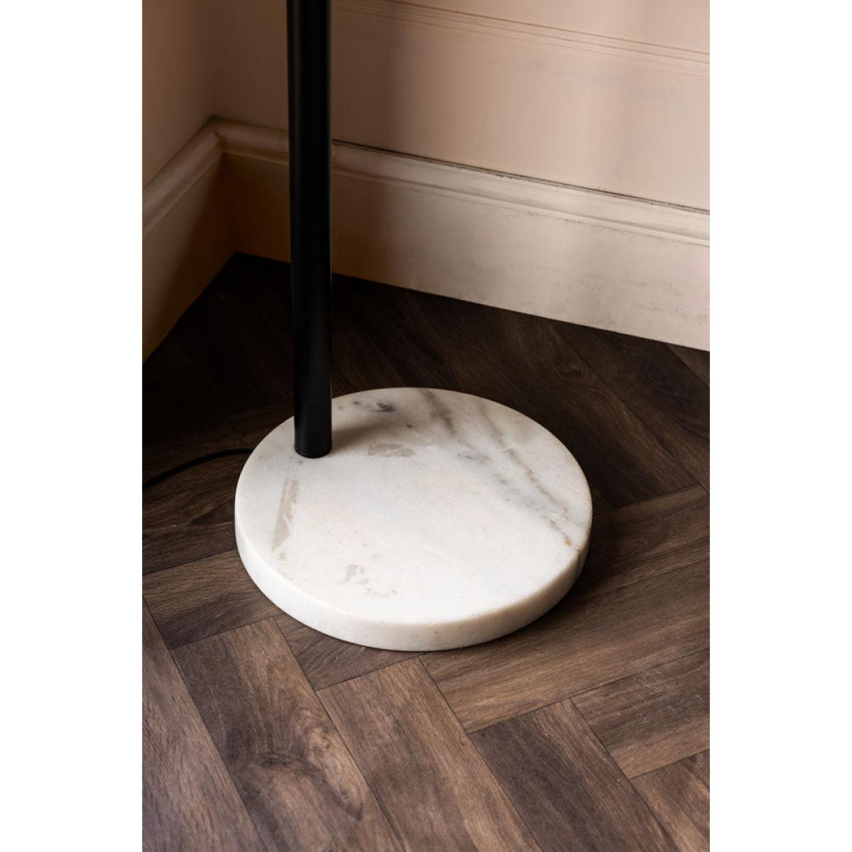 Statement Black & Gold Retro Arch Floor Lamp – image 5