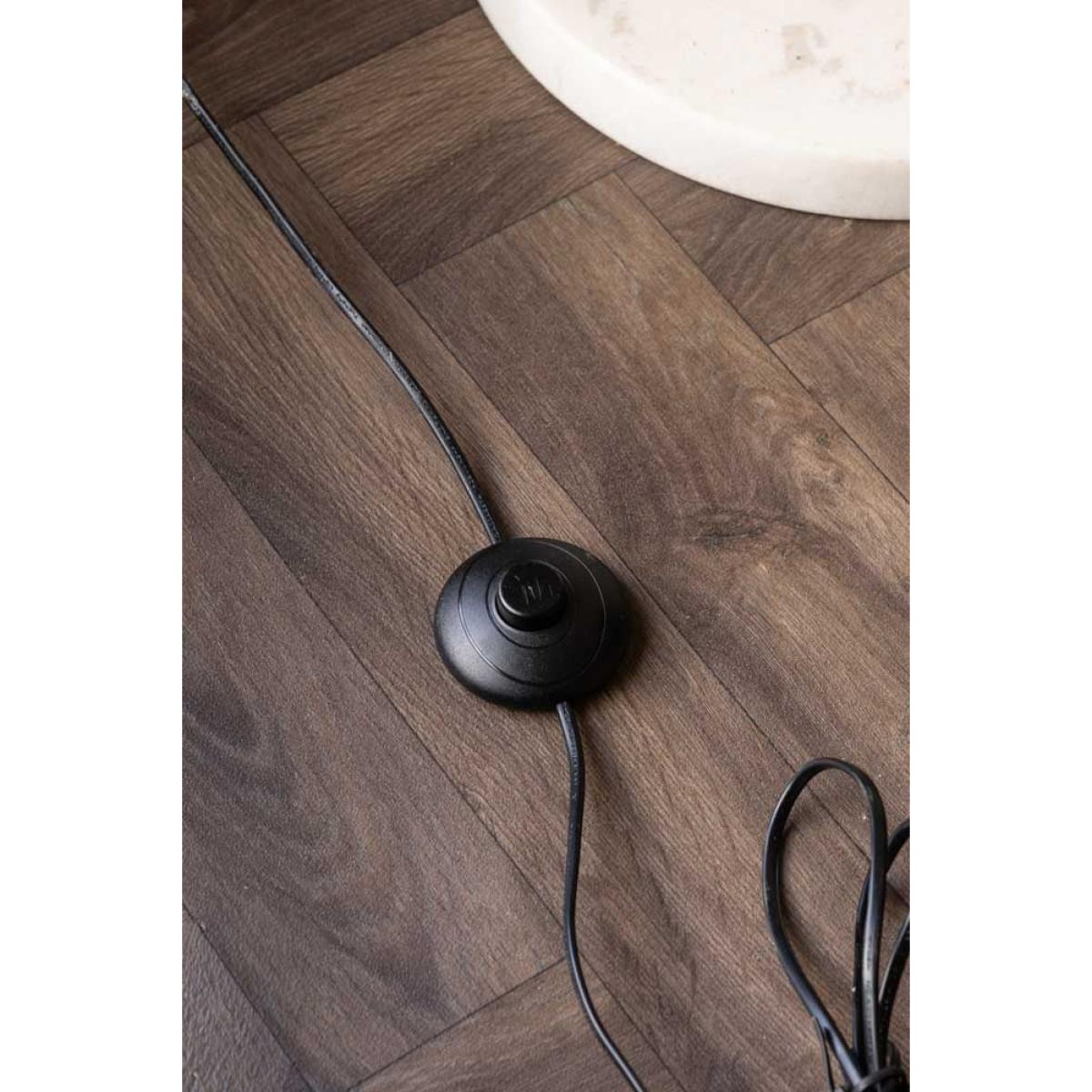 Statement Black & Gold Retro Arch Floor Lamp – image 6
