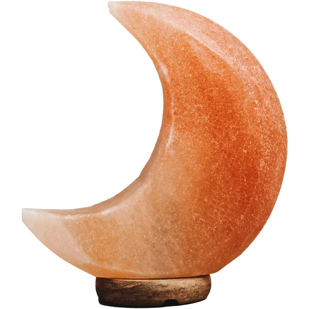 Nepal Crescent Moon Pink Natural Salt Lamp – image 3