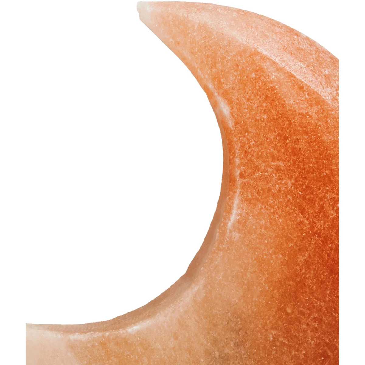 Nepal Crescent Moon Pink Natural Salt Lamp – image 4