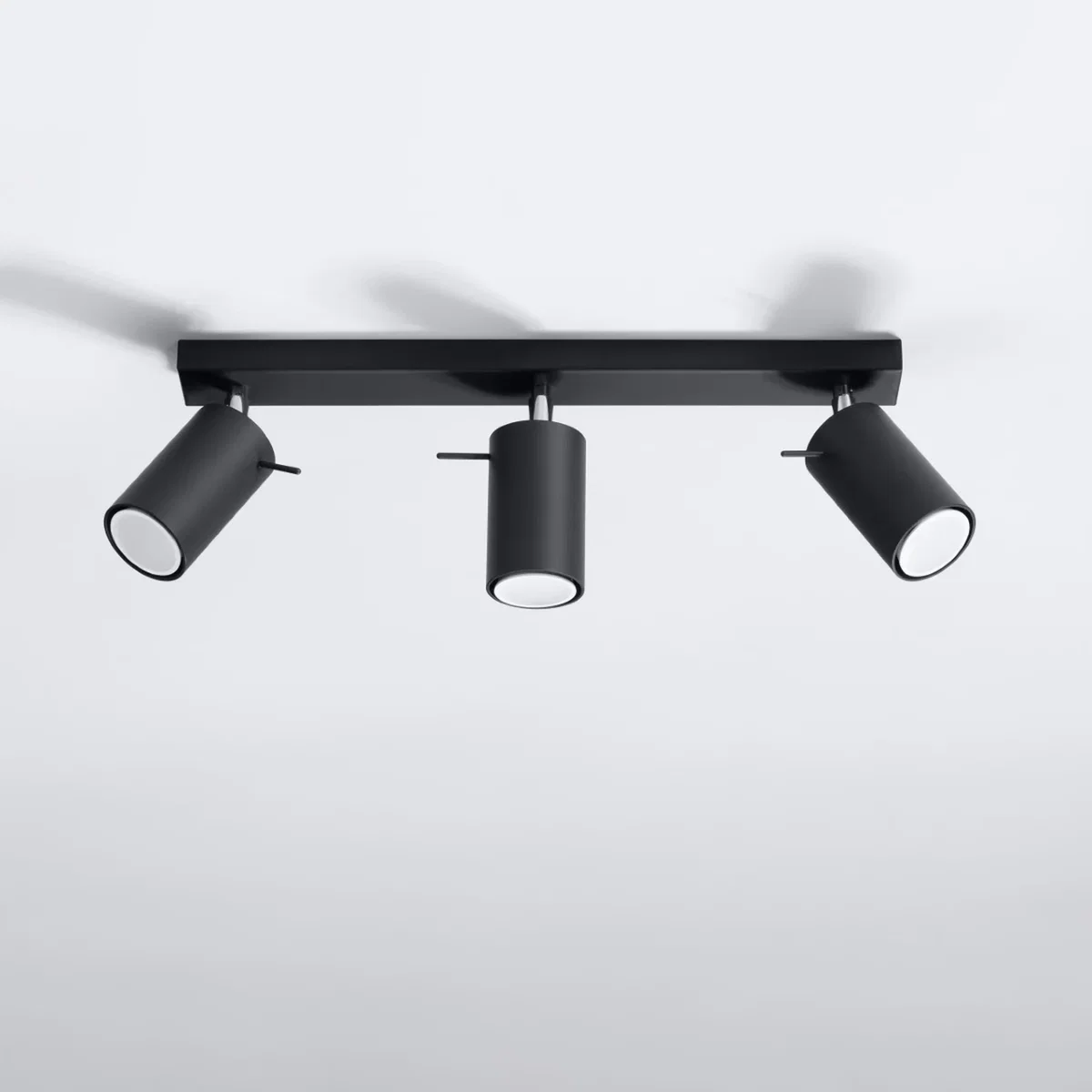 Ceiling lamp RING 3 black - black – image 2
