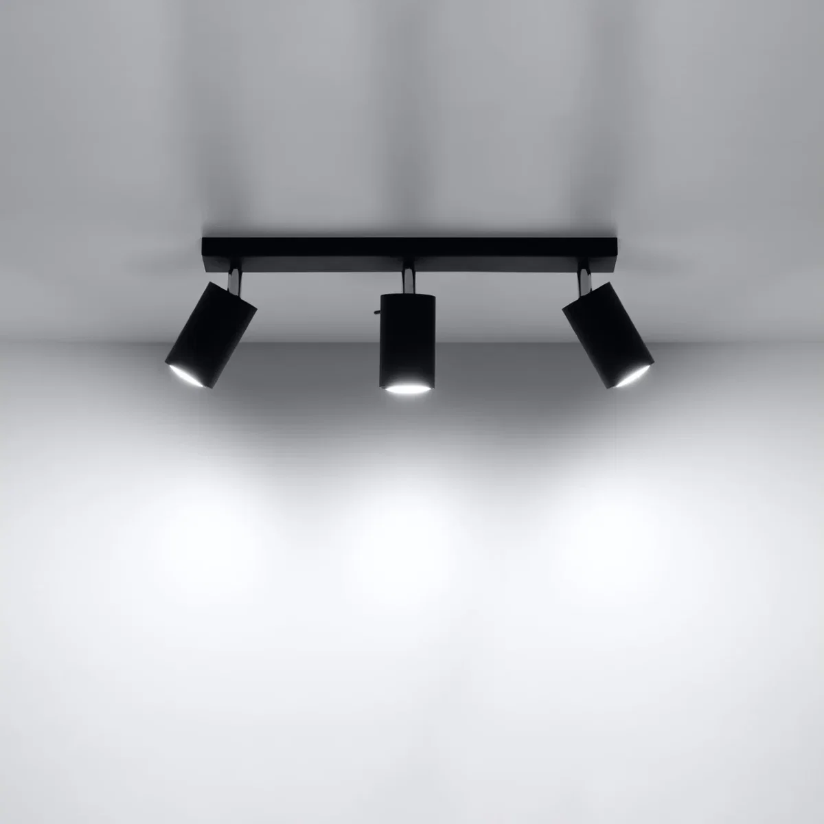 Ceiling lamp RING 3 black - black – image 3