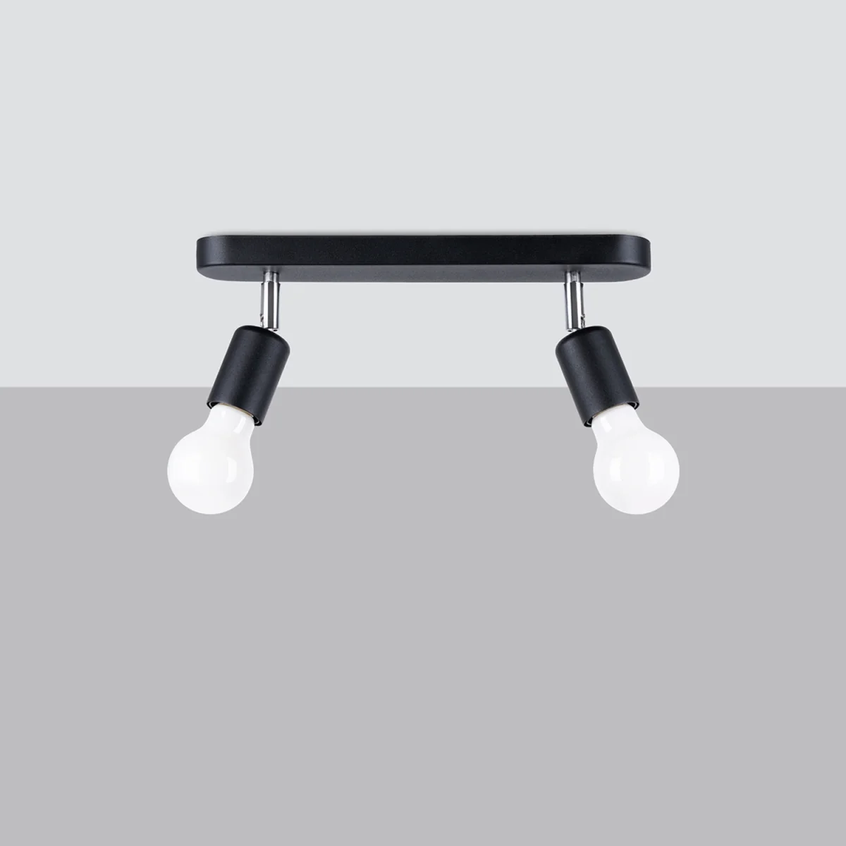 Ceiling lamp FORNES 2 black - black – image 2