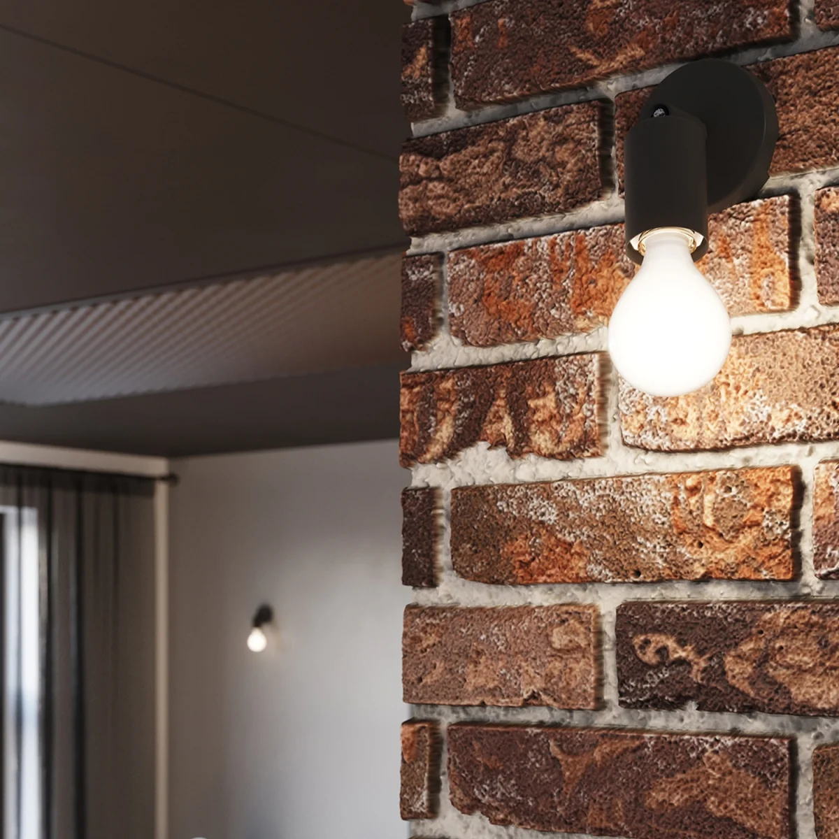 Ceiling lamp FORNES 2 black - black – image 7