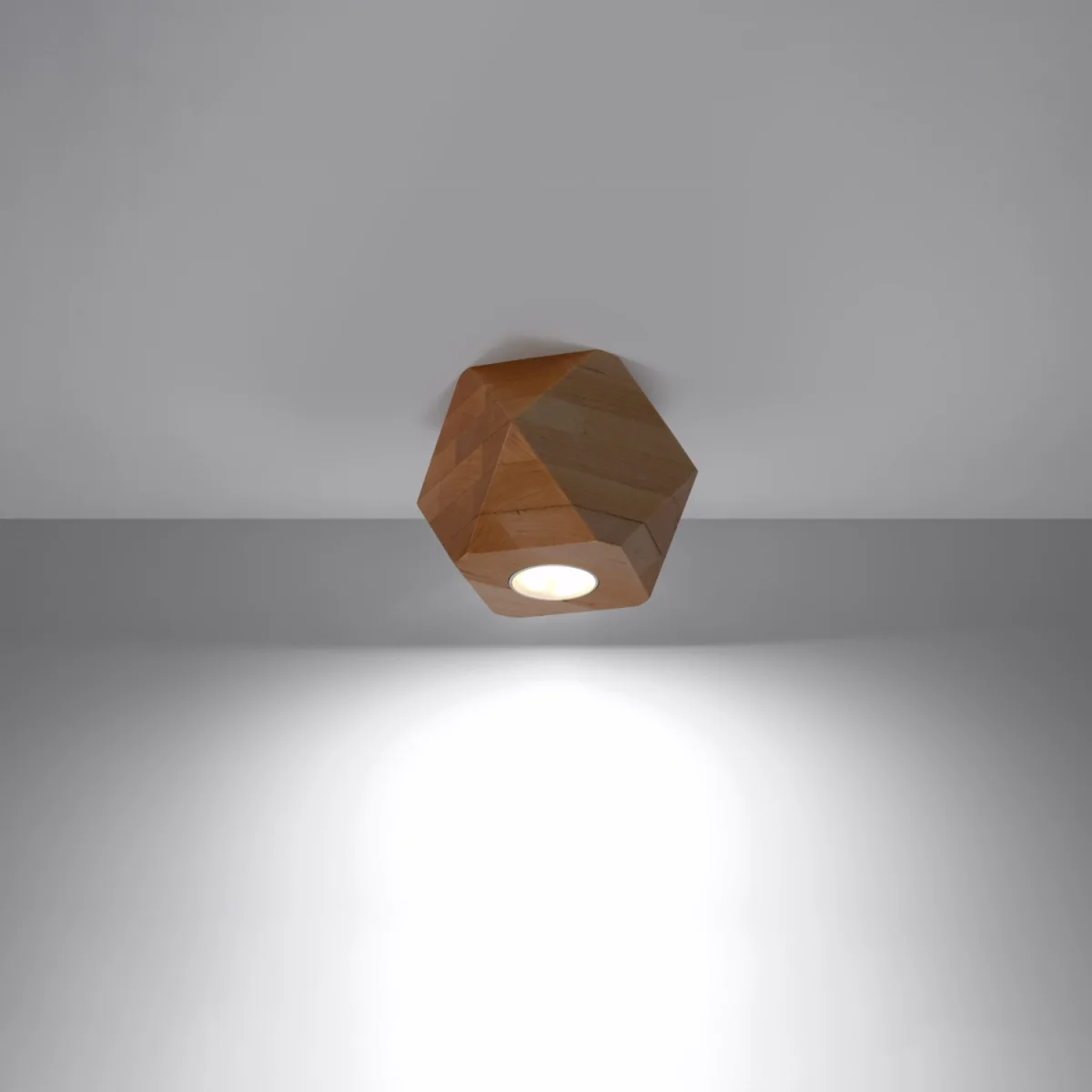 Ceiling lamp WOODY 1 natural wood - natural wood – image 3