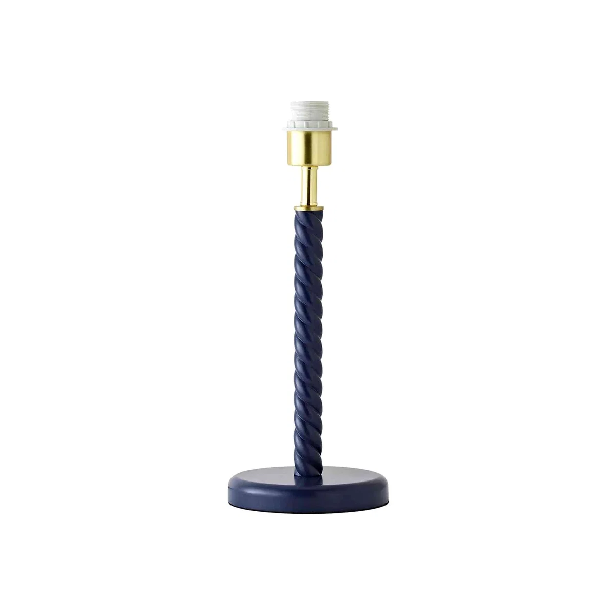 Amara Twist Table Lamp Base Only - Navy Blue - Navy Blue