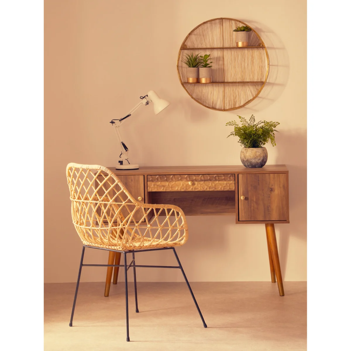 Payton Studio Matte White Metal Lamp – image 4